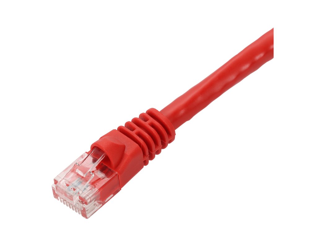 AddOn - Patch cable - RJ-45 (M) to RJ-45 (M) - 31 ft - UTP - CAT 6a - snagless - red