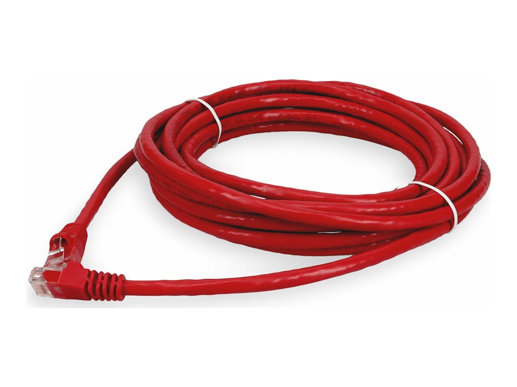 AddOn - Patch cable - RJ-45 (M) to RJ-45 (M) - 31 ft - UTP - CAT 6a - snagless - red
