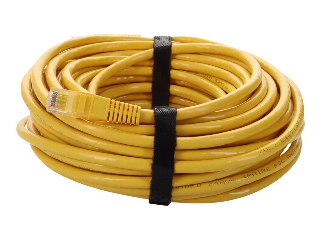 AddOn - Patch cable - RJ-45 (M) to RJ-45 (M) - 32 ft - UTP - CAT 6 - yellow