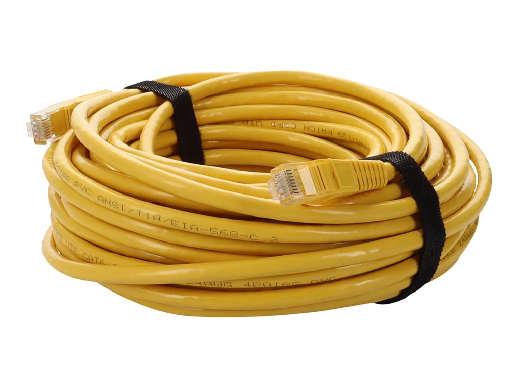 AddOn - Patch cable - RJ-45 (M) to RJ-45 (M) - 32 ft - UTP - CAT 6 - yellow