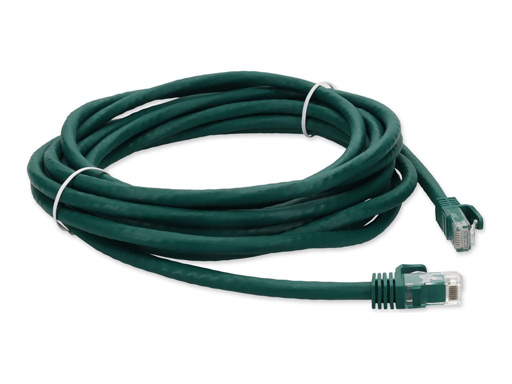 AddOn - Patch cable - RJ-45 (M) to RJ-45 (M) - 33 ft - UTP - CAT 6a - snagless - green