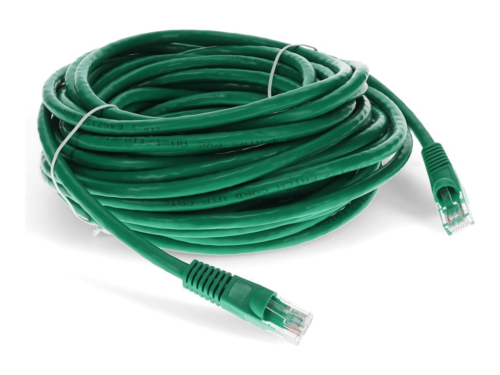 AddOn - Patch cable - RJ-45 (M) to RJ-45 (M) - 35 ft - UTP - CAT 6 - green