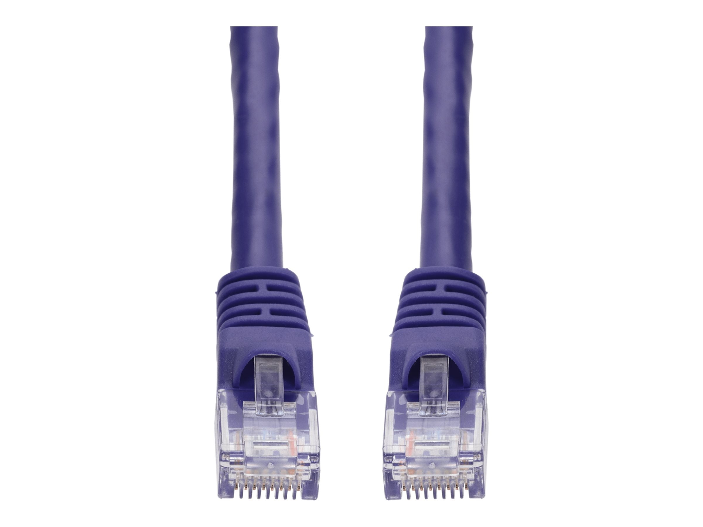 AddOn - Patch cable - RJ-45 (M) to RJ-45 (M) - 35 ft - UTP - CAT 6 - stranded, snagless, bubble boot - purple ADD-35FCAT6-PE