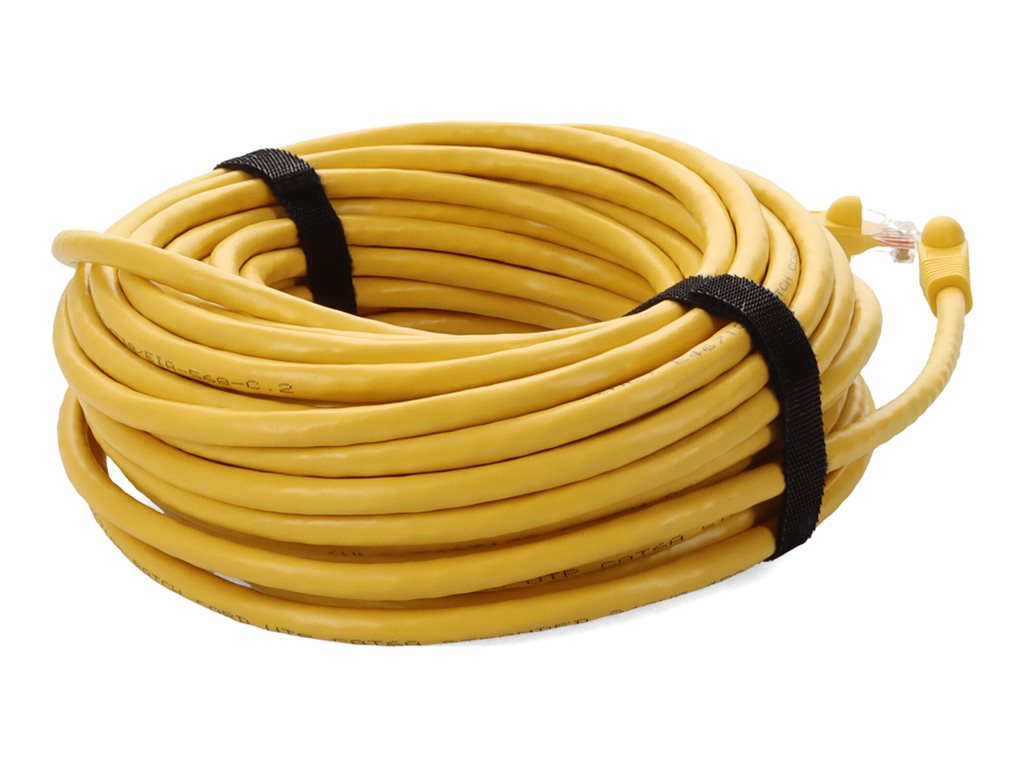 AddOn - Patch cable - RJ-45 (M) to RJ-45 (M) - 40 ft - UTP - CAT 6a - snagless - yellow