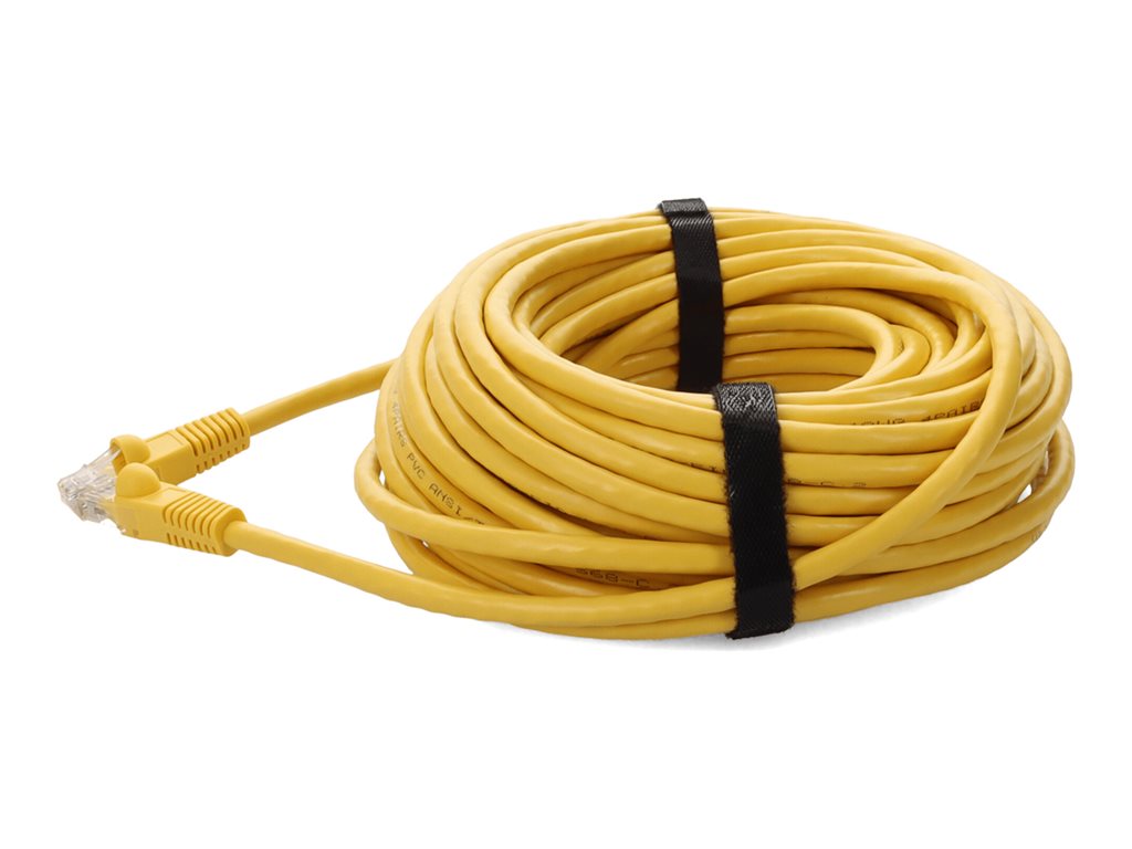 AddOn - Patch cable - RJ-45 (M) to RJ-45 (M) - 40 ft - UTP - CAT 6a - snagless - yellow