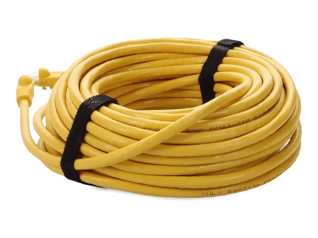 AddOn - Patch cable - RJ-45 (M) to RJ-45 (M) - 40 ft - UTP - CAT 6a - snagless - yellow
