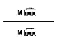 AddOn - Patch cable - RJ-45 (M) to RJ-45 (M) - 5 ft - STP - CAT 6 - snagless - white