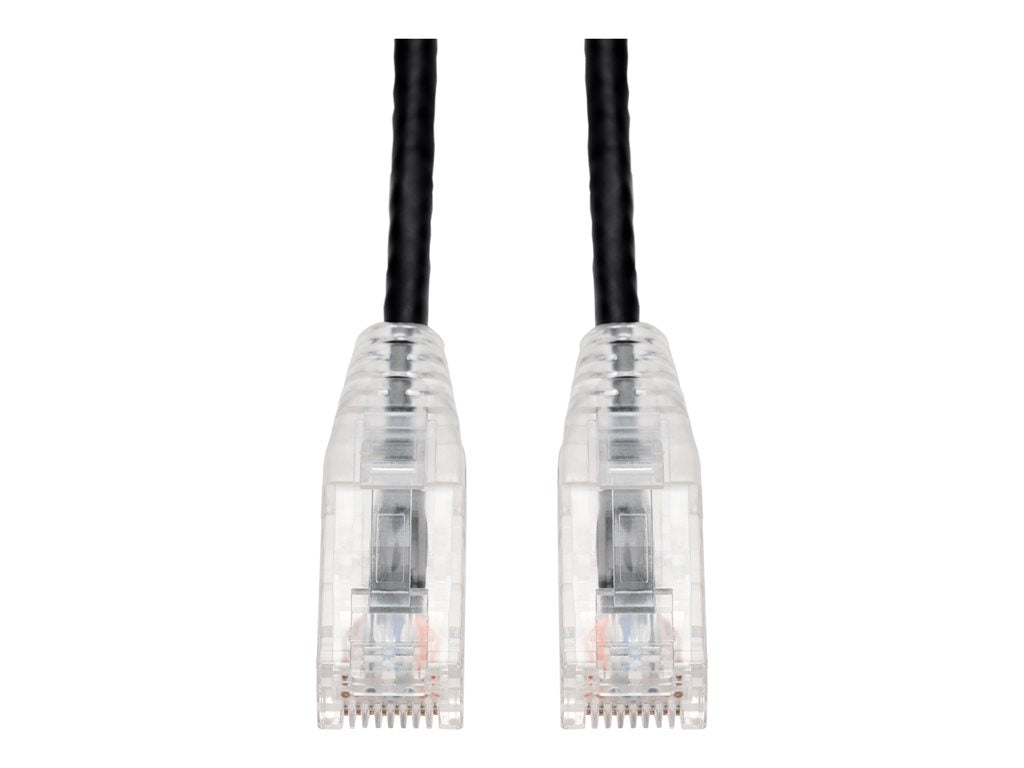 AddOn - Patch cable - RJ-45 (M) to RJ-45 (M) - 6 ft - UTP - CAT 6a - molded, snagless - black ADD-6FSLCAT6A-BK