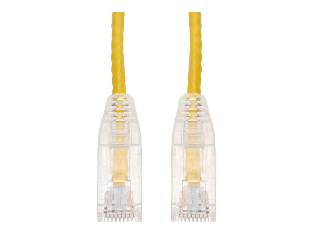 AddOn - Patch cable - RJ-45 (M) to RJ-45 (M) - 8 ft - UTP - CAT 6 - snagless - yellow ADD-8FSLCAT6-YW