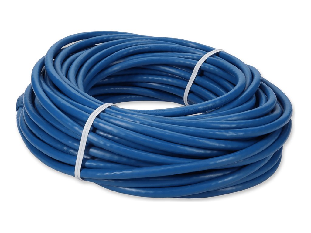 AddOn - Patch cable - RJ-45 (M) to RJ-45 (M) - 90 ft - UTP - CAT 6 - snagless - blue