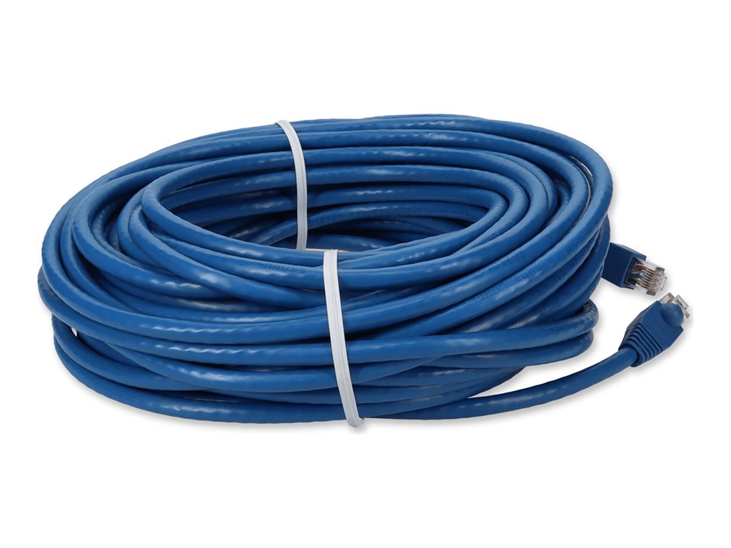 AddOn - Patch cable - RJ-45 (M) to RJ-45 (M) - 90 ft - UTP - CAT 6 - snagless - blue