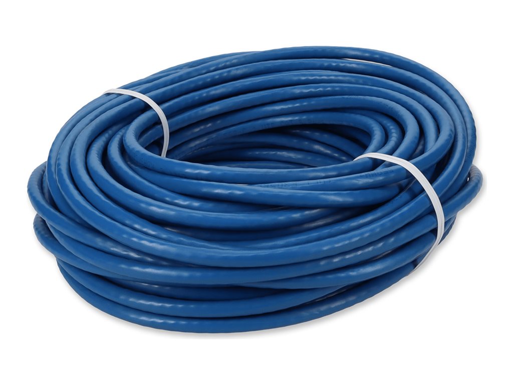 AddOn - Patch cable - RJ-45 (M) to RJ-45 (M) - 90 ft - UTP - CAT 6 - snagless - blue