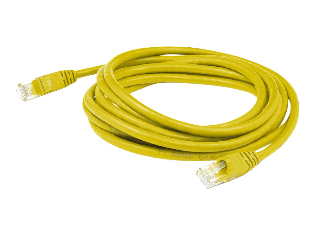 AddOn - Patch cable - RJ-45 (M) to RJ-45 (M) - 9.5 ft - STP - CAT 6a - yellow
