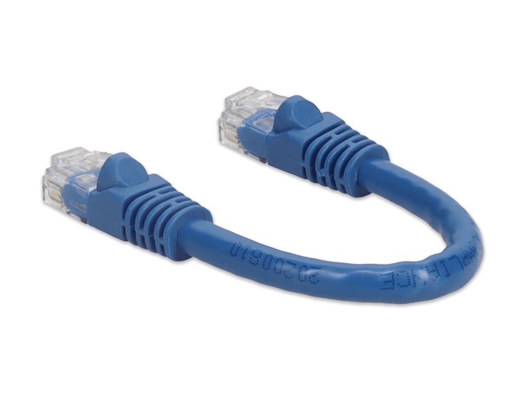 AddOn - Patch cable - RJ-45 (M) to RJ-45 (M) - 9.8 in - UTP - CAT 6 - snagless - blue