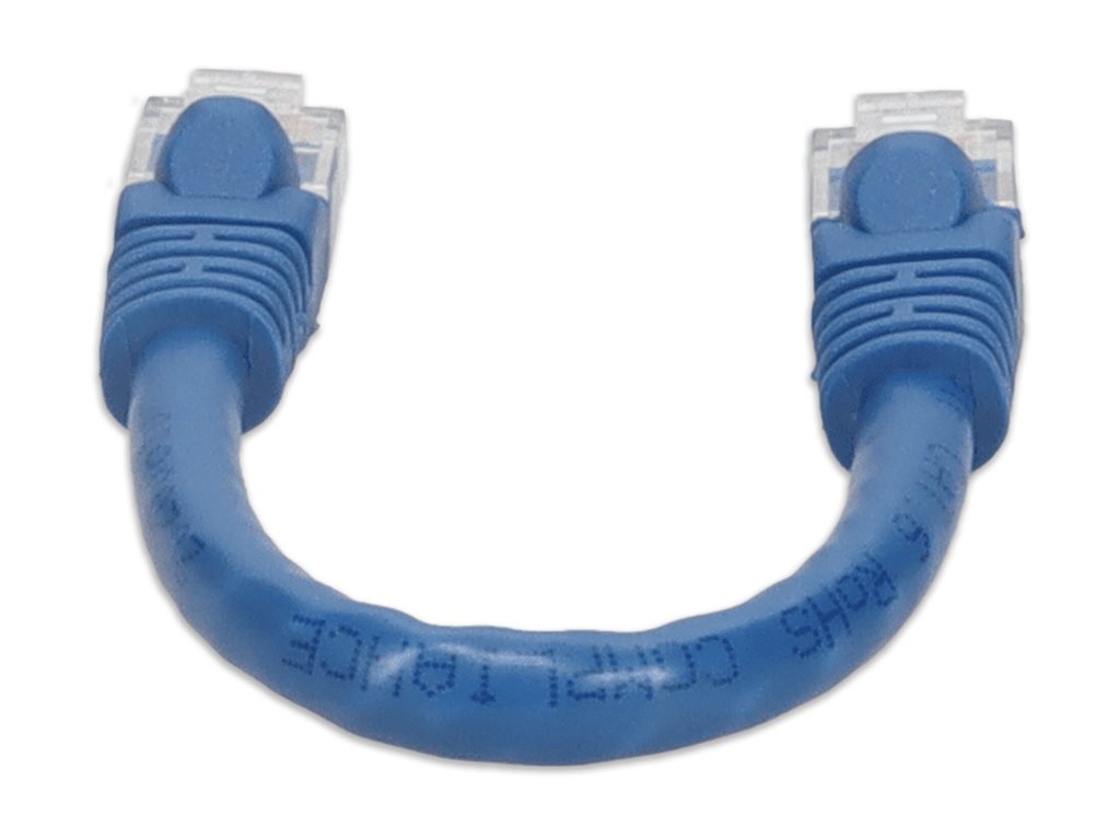 AddOn - Patch cable - RJ-45 (M) to RJ-45 (M) - 9.8 in - UTP - CAT 6 - snagless - blue