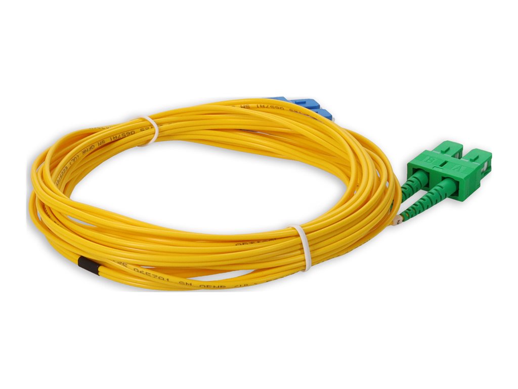 AddOn - Patch cable - SC single-mode (M) to SC/APC single-mode (M) - 7 m - fiber optic - duplex - 9 / 125 micron - OS1 -
