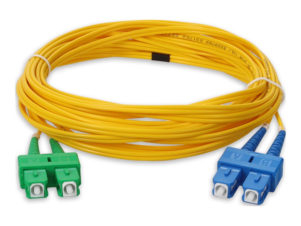 AddOn - Patch cable - SC single-mode (M) to SC/APC single-mode (M) - 7 m - fiber optic - duplex - 9 / 125 micron - OS1 -