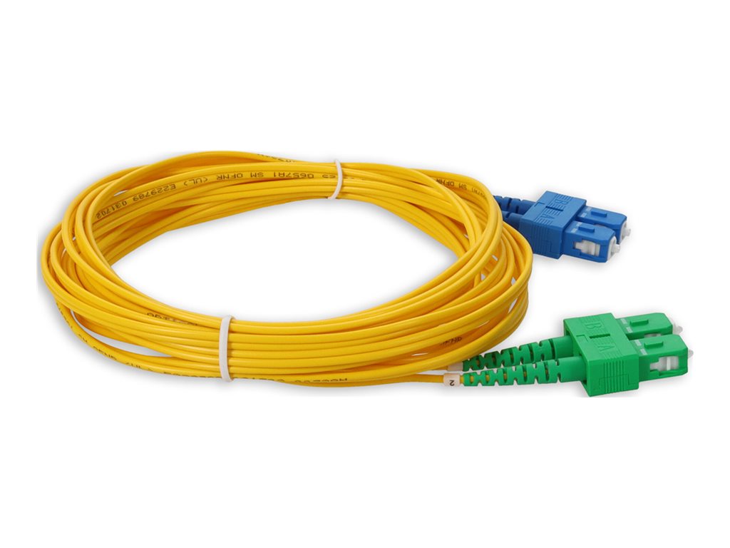 AddOn - Patch cable - SC single-mode (M) to SC/APC single-mode (M) - 7 m - fiber optic - duplex - 9 / 125 micron - OS1 -