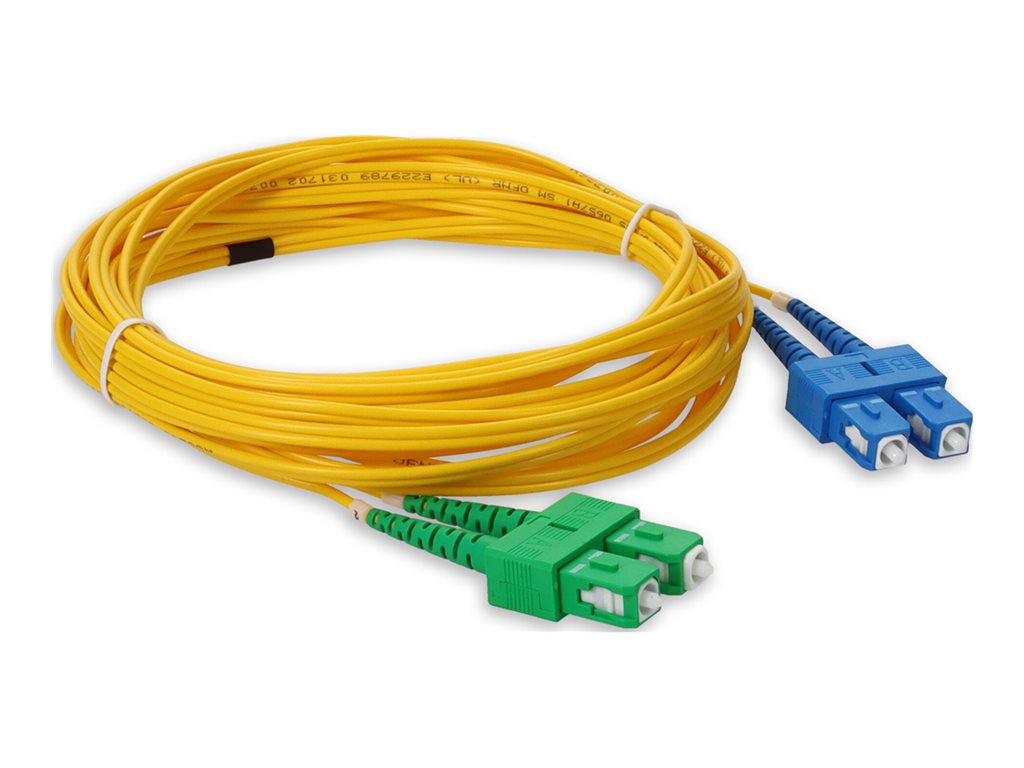 AddOn - Patch cable - SC single-mode (M) to SC/APC single-mode (M) - 7 m - fiber optic - duplex - 9 / 125 micron - OS1 -