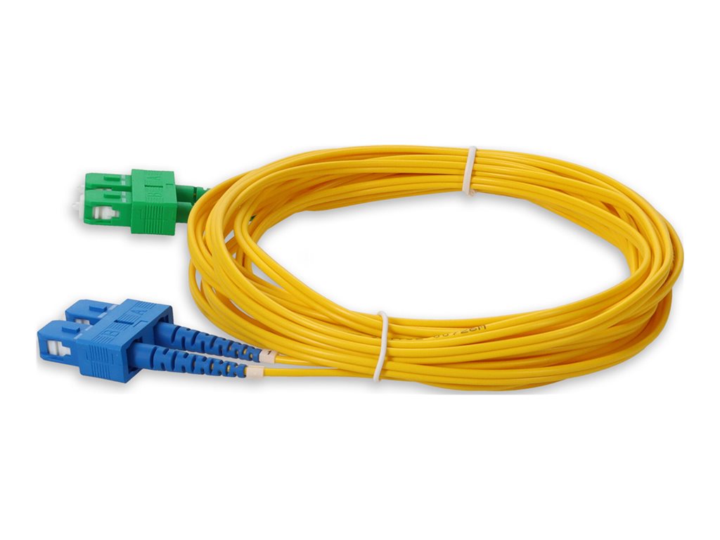 AddOn - Patch cable - SC single-mode (M) to SC/APC single-mode (M) - 7 m - fiber optic - duplex - 9 / 125 micron - OS1 -
