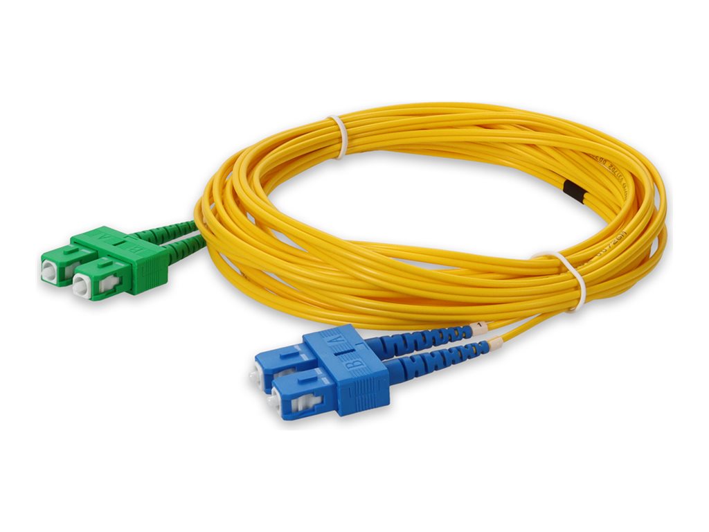 AddOn - Patch cable - SC single-mode (M) to SC/APC single-mode (M) - 7 m - fiber optic - duplex - 9 / 125 micron - OS1 -