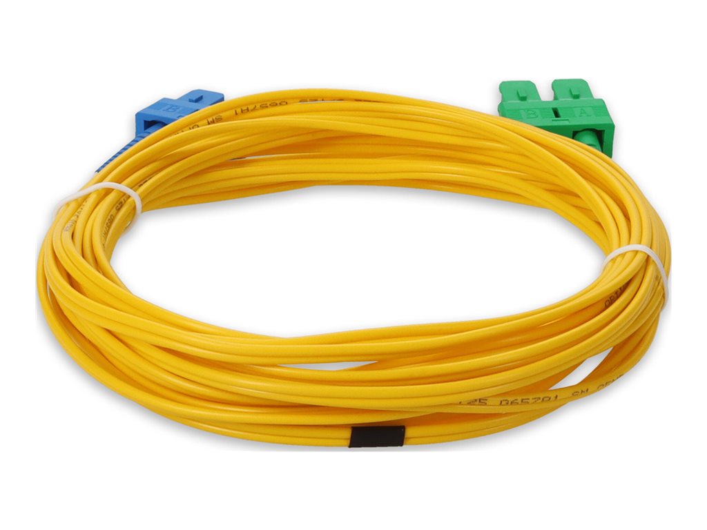 AddOn - Patch cable - SC single-mode (M) to SC/APC single-mode (M) - 7 m - fiber optic - duplex - 9 / 125 micron - OS1 -