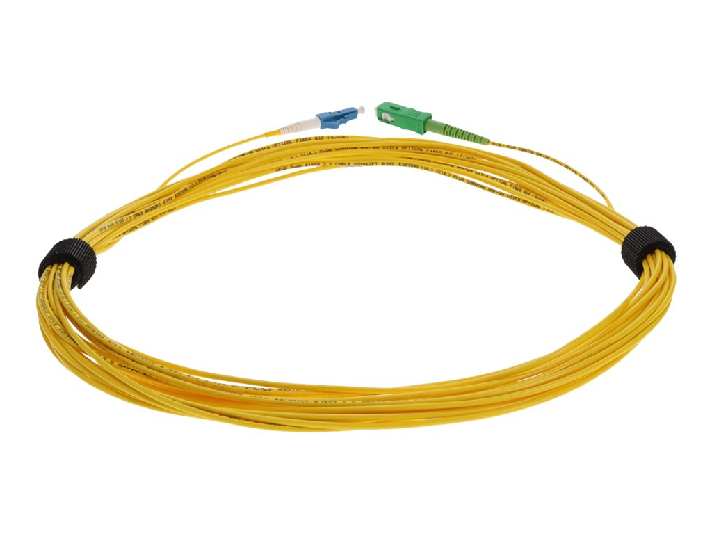AddOn - Patch cable - SC/APC single-mode (M) to LC single-mode (M) - 1 m - fiber optic - simplex - 9 / 125 micron - OS1 - halogen-free ADD-ASC-LC-1MS9SMF