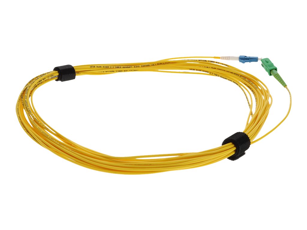 AddOn - Patch cable - SC/APC single-mode (M) to LC single-mode (M) - 1 m - fiber optic - simplex - 9 / 125 micron - OS1 - halogen-free ADD-ASC-LC-1MS9SMF