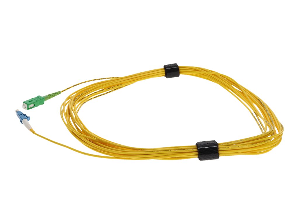 AddOn - Patch cable - SC/APC single-mode (M) to LC single-mode (M) - 1 m - fiber optic - simplex - 9 / 125 micron - OS1 - halogen-free ADD-ASC-LC-1MS9SMF