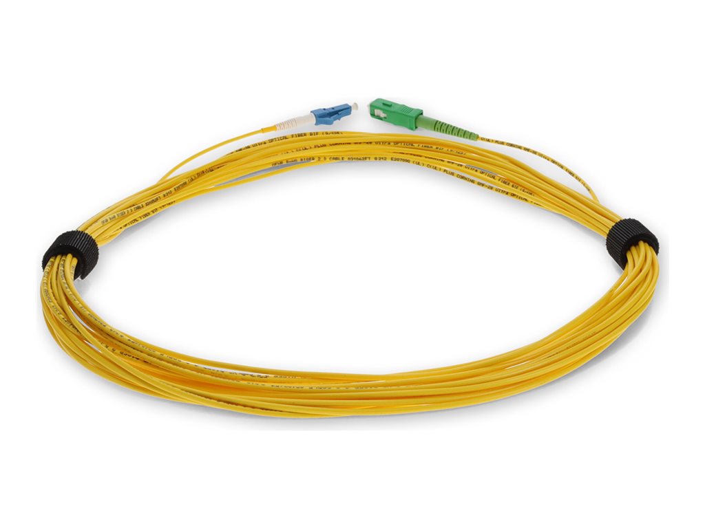 AddOn - Patch cable - SC/APC single-mode (M) to LC single-mode (M) - 5 m - fiber optic - simplex - 9 / 125 micron - OS1 - halogen-free ADD-ASC-LC-5MS9SMF