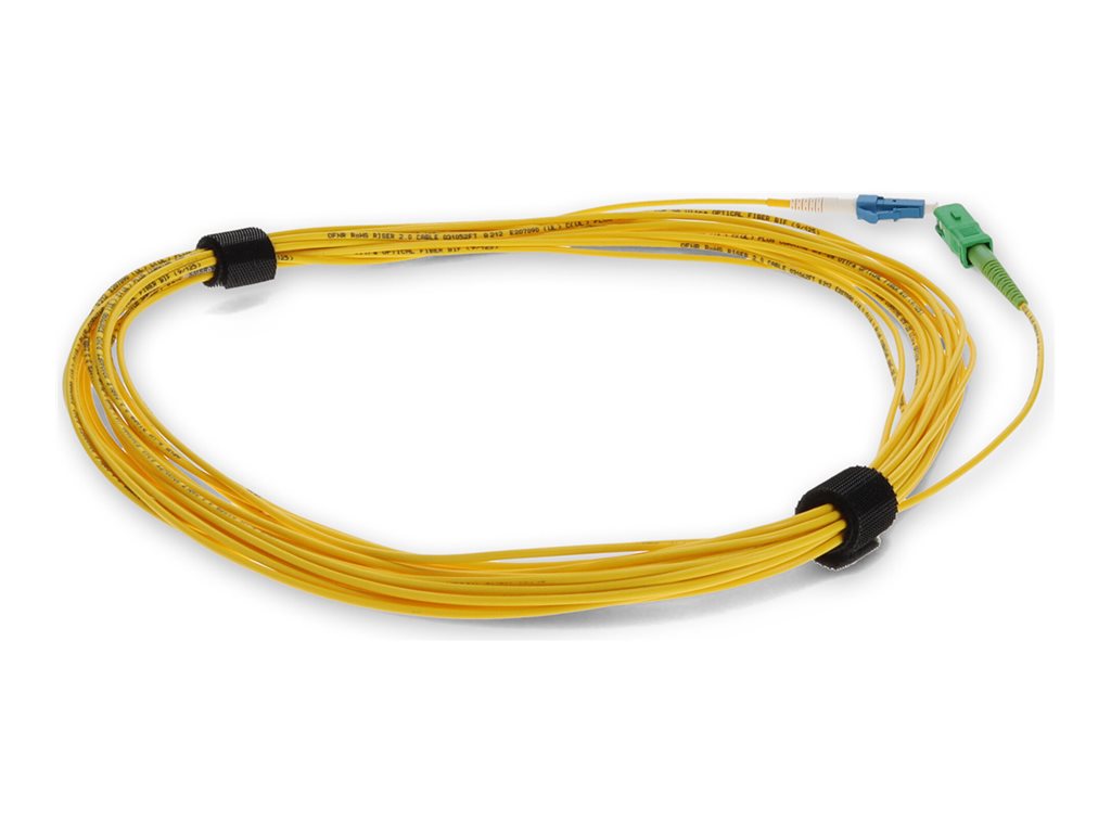 AddOn - Patch cable - SC/APC single-mode (M) to LC single-mode (M) - 5 m - fiber optic - simplex - 9 / 125 micron - OS1 - halogen-free ADD-ASC-LC-5MS9SMF