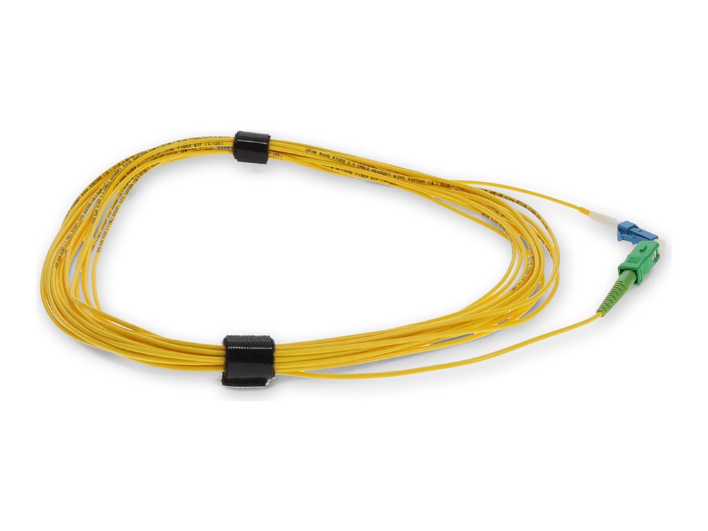 AddOn - Patch cable - SC/APC single-mode (M) to LC single-mode (M) - 5 m - fiber optic - simplex - 9 / 125 micron - OS1 - halogen-free ADD-ASC-LC-5MS9SMF