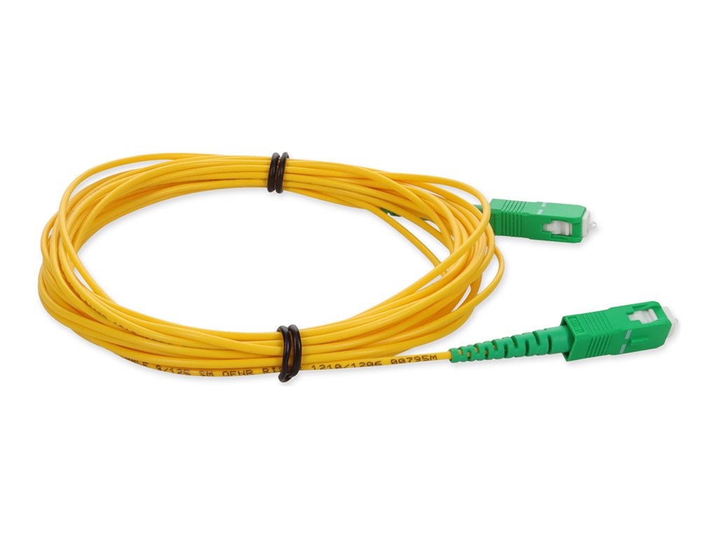 AddOn - Patch cable - SC/APC single-mode (M) to SC/APC single-mode (M) - 6 m - fiber optic - simplex - 9 / 125 micron -