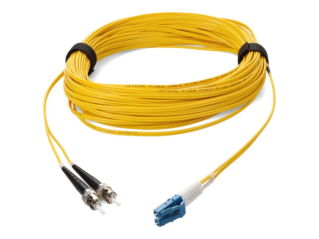 AddOn - Patch cable - TAA Compliant - LC/UPC single-mode (M) to ST/UPC single-mode (M) - 50 m - fiber optic - duplex - 9