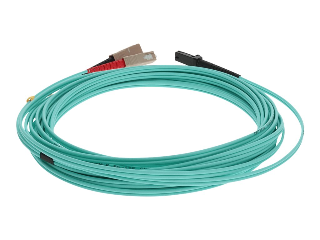 AddOn - Patch cable - TAA Compliant - MT-RJ/PC multi-mode (M) to SC/PC multi-mode (M) - 10 m - fiber optic - duplex - 50