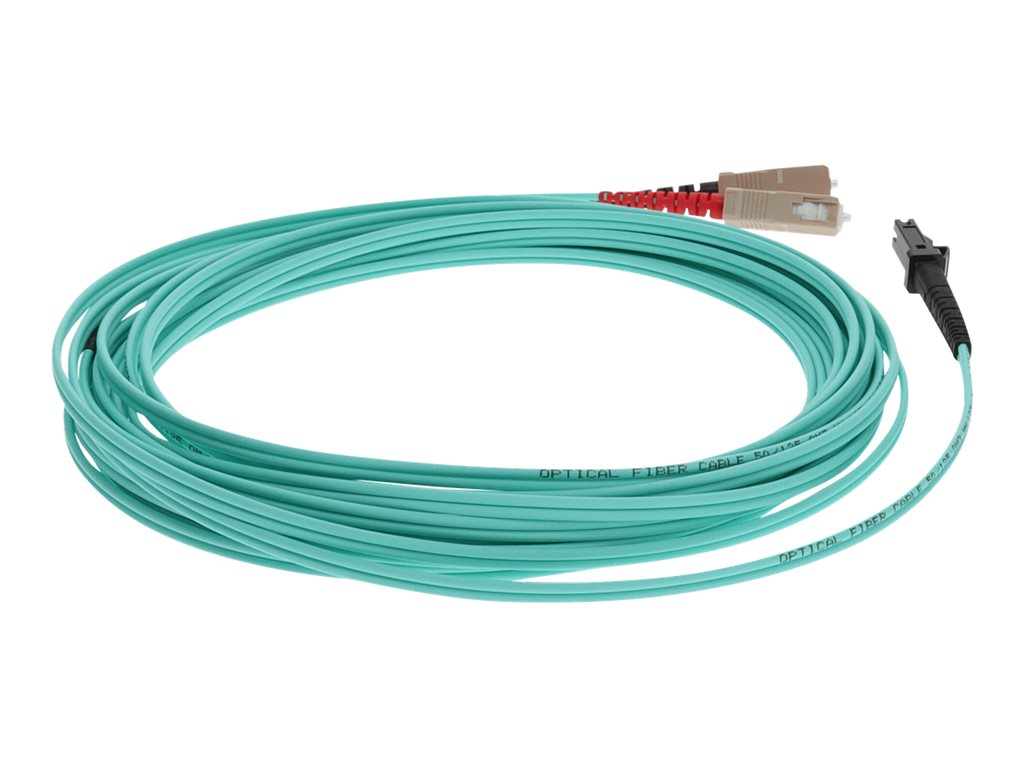 AddOn - Patch cable - TAA Compliant - MT-RJ/PC multi-mode (M) to SC/PC multi-mode (M) - 10 m - fiber optic - duplex - 50