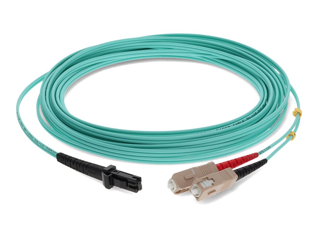 AddOn - Patch cable - TAA Compliant - MT-RJ/PC multi-mode (M) to SC/PC multi-mode (M) - 10 m - fiber optic - duplex - 50