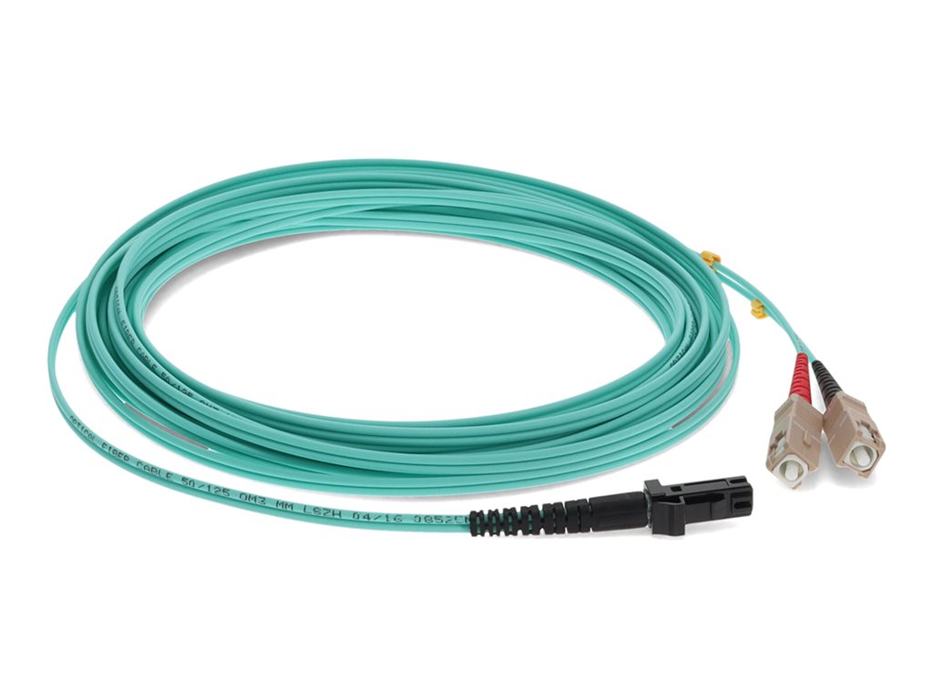 AddOn - Patch cable - TAA Compliant - MT-RJ/PC multi-mode (M) to SC/PC multi-mode (M) - 10 m - fiber optic - duplex - 50
