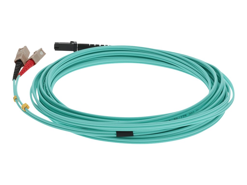 AddOn - Patch cable - TAA Compliant - MT-RJ/PC multi-mode (M) to SC/PC multi-mode (M) - 10 m - fiber optic - duplex - 50