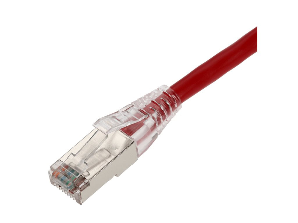 AddOn - Patch cable - TAA Compliant - RJ-45 (M) to RJ-45 (M) - 25 ft - STP - CAT 6 - red ADD-25FCAT6S-RD-TAA