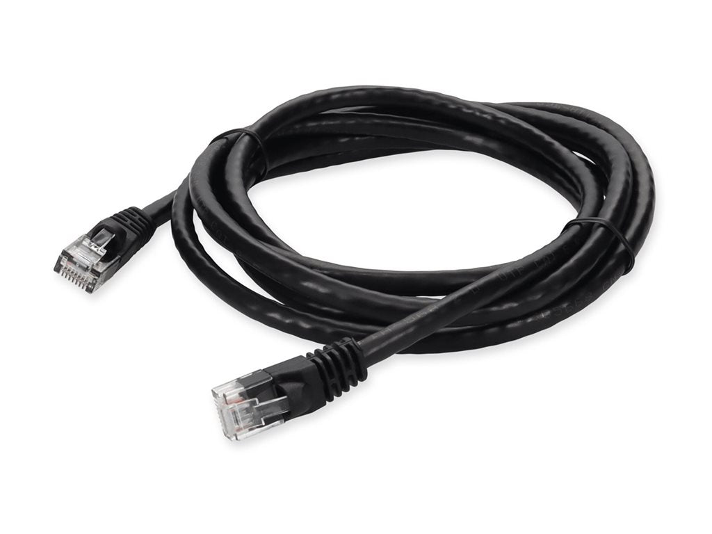 AddOn - Patch cable - TAA Compliant - RJ-45 (M) to RJ-45 (M) - 4 ft - UTP - CAT 6 - booted - black ADD-4FCAT6-BK-TAA