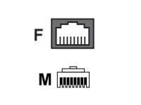 AddOn - Patch extension cable - RJ-45 (M) right-angled to RJ-45 (F) straight - 3.3 ft - UTP - CAT 6 - snagless - blue ADD-1MCAT6RTMF-BE