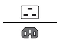 AddOn - Power cable - IEC 60320 C15 to IEC 60320 C20 - AC 100-250 V - 15 A - 4 ft - blue