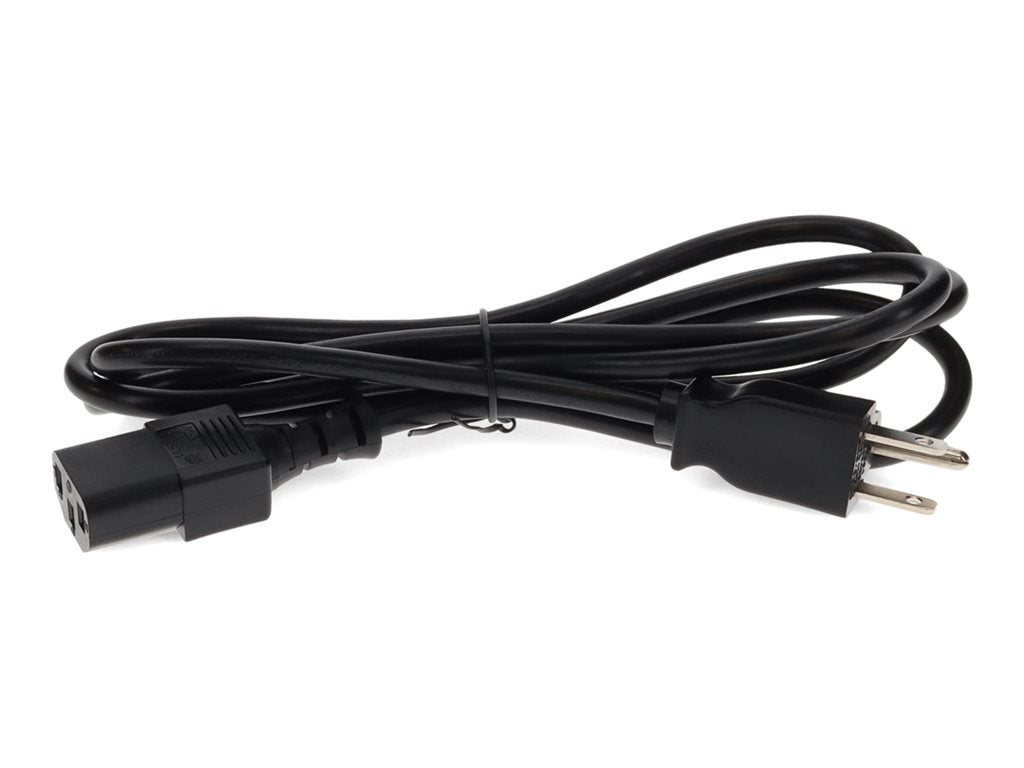 AddOn - Power cable - NEMA 5-15P to power IEC 60320 C13 - AC 100-250 V - 10 A - 3 ft - black