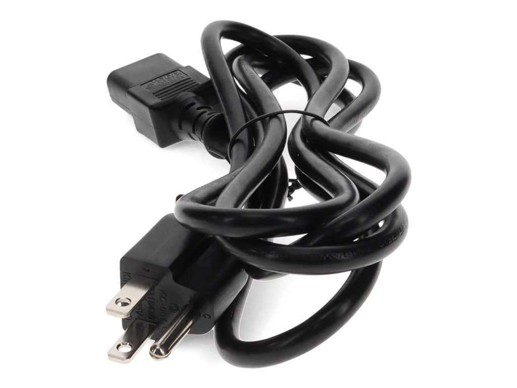 AddOn - Power cable - NEMA 5-15P to power IEC 60320 C13 - AC 100-250 V - 10 A - 3 ft - black