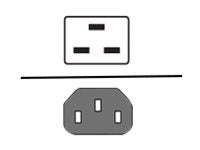 AddOn - Power extension cable - power IEC 60320 C13 to IEC 60320 C20 - AC 100-250 V - 10 A - 8 ft - black