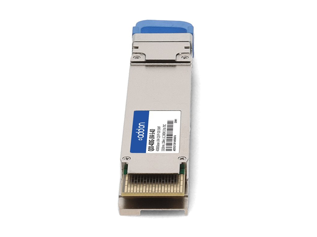 AddOn - QSFP-DD transceiver module - 400GbE - 400GBase-LR4 - LC single-mode - up to 6.2 miles - 1310 nm - TAA Compliant QDD-400G-LR4-S-AO