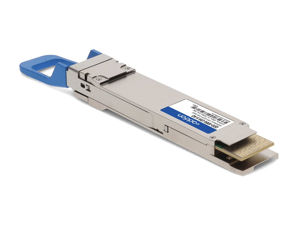 AddOn - QSFP-DD transceiver module - 400GbE - 400GBase-LR4 - LC single-mode - up to 6.2 miles - 1310 nm - TAA Compliant QDD-400G-LR4-S-AO
