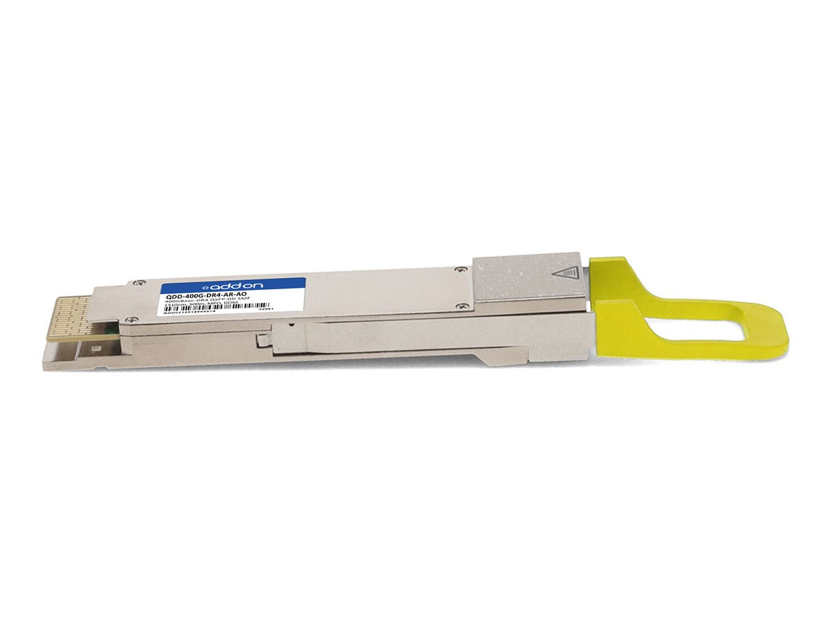 AddOn - QSFP-DD transceiver module (equivalent to: Arista Networks QDD-400G-DR4-AR) - 400GbE - 400GBase-DR4 - MPO single-mode QDD-400G-DR4-AR-AO