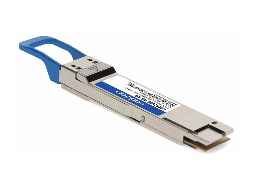 AddOn - QSFP-DD transceiver module (equivalent to: Mellanox MMA1U00-WS) - 400GbE - 400GBase-SR8 - MPO-16 multi-mode - up to 328 MMA1U00-WS-AO